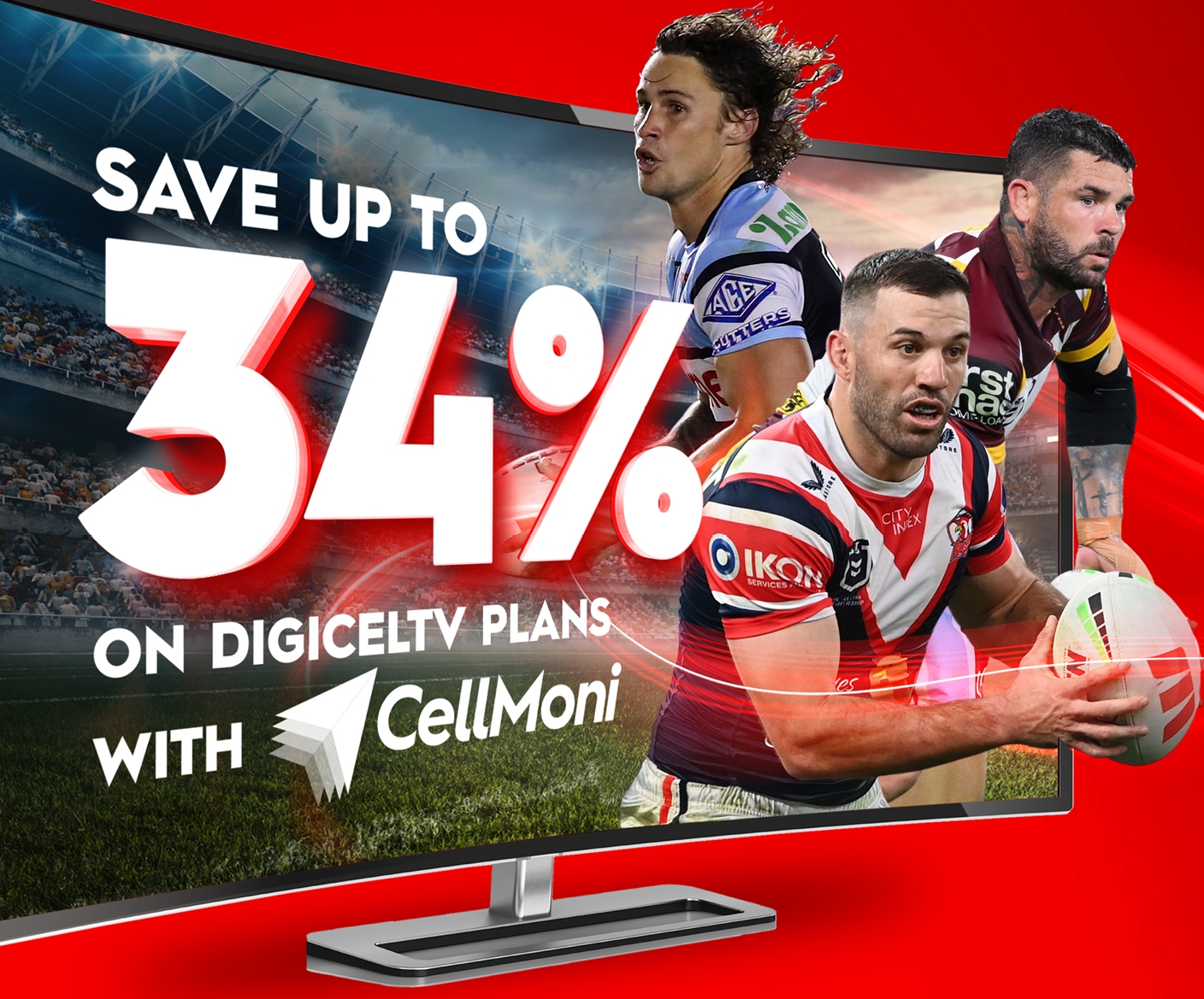 34% tv discount