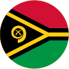 Vanuatu flag circle icon