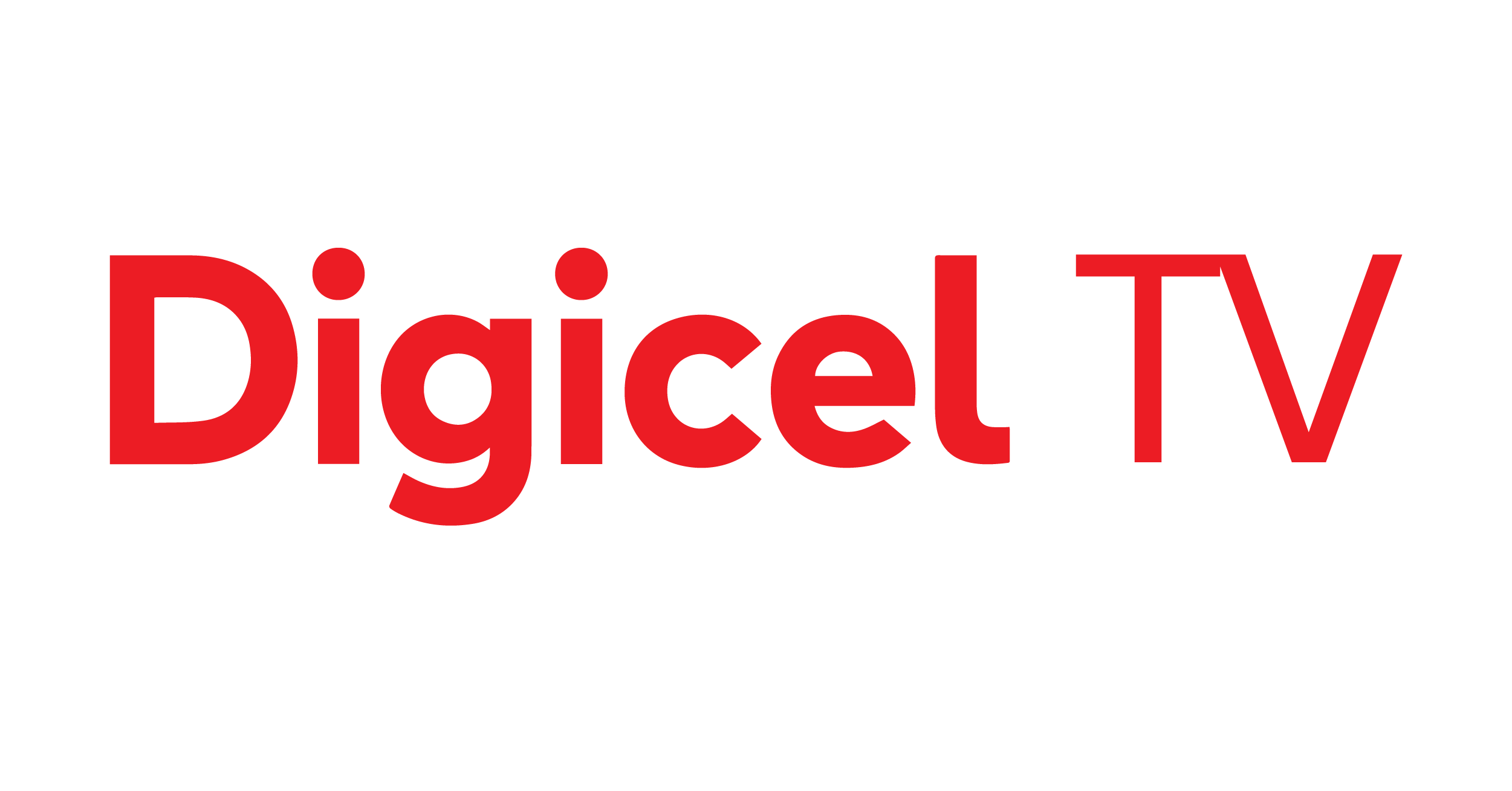 A red DigicelTV logo