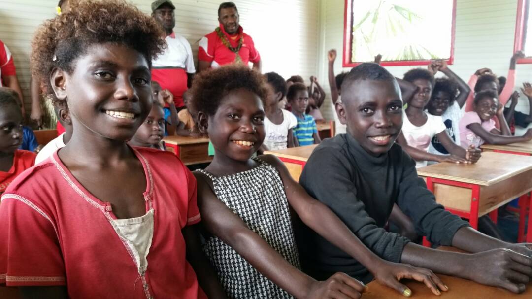Students at Tokoro Elementary School