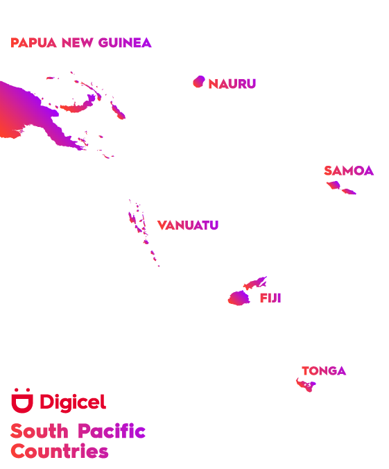 six south pacific countries