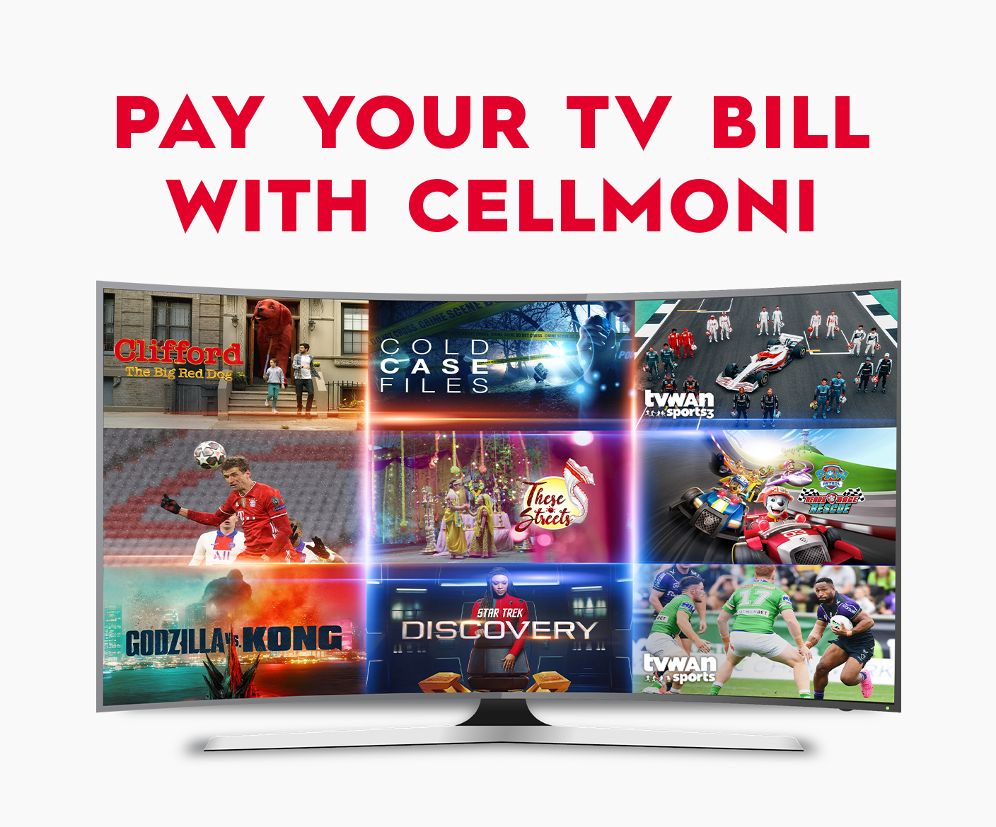 tv bill with cellmoni